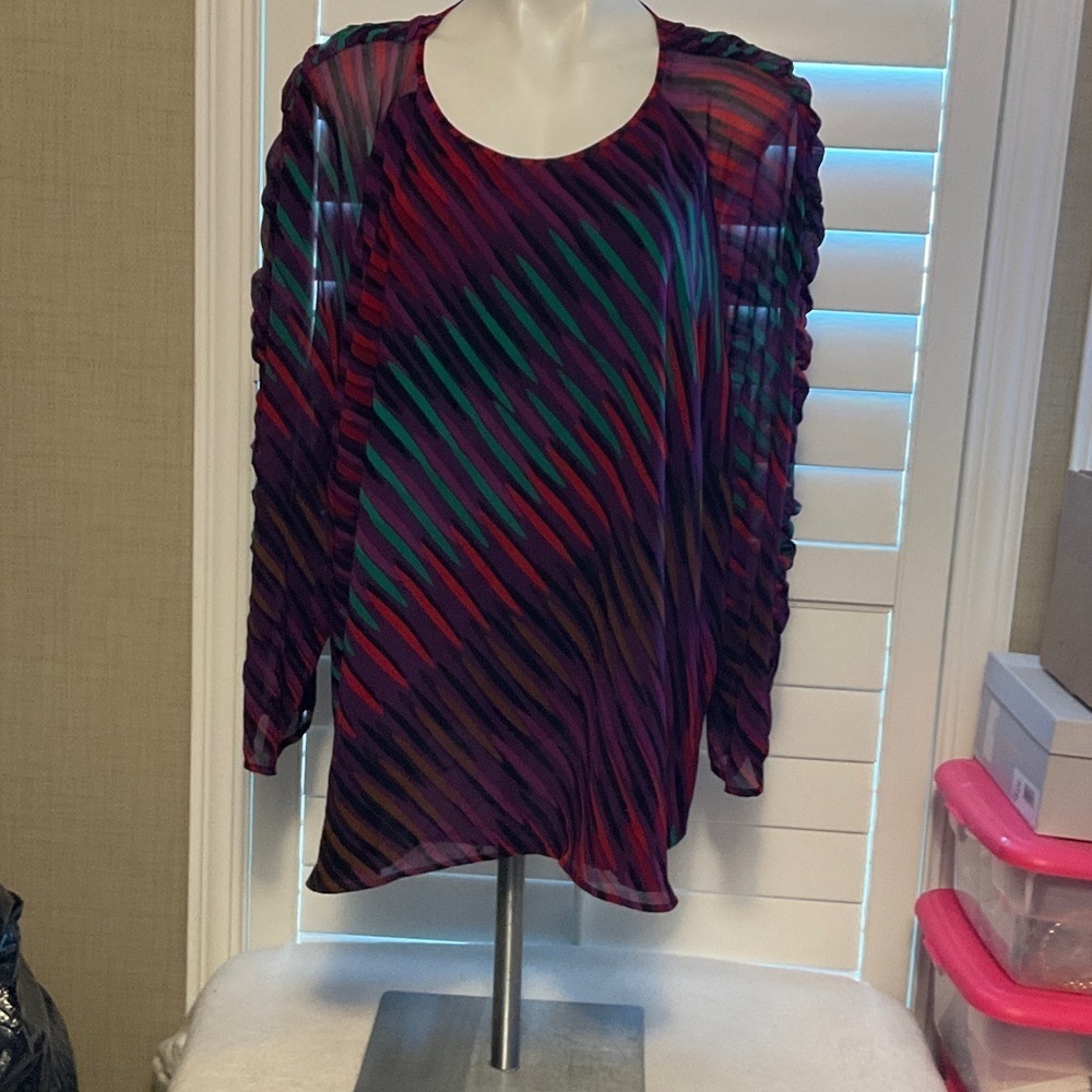 Calvin Klein Multicolor Striped Blouse
